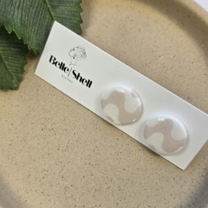 Oorbellen 'Waves Studs Gloss'