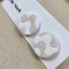 Oorbellen 'Waves Studs Textured'