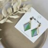 Oorbellen 'Saar Groen-Blauw'