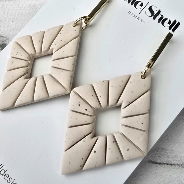 Handgemaakte unieke oorbellen Jenny Natural 3 Oorbellen 'Jenny Natural'