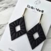 Handgemaakte unieke oorbellen Jenny Zwart 2 Oorbellen 'Jenny Zwart'