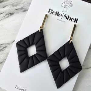 Oorbellen 'Jenny Zwart'