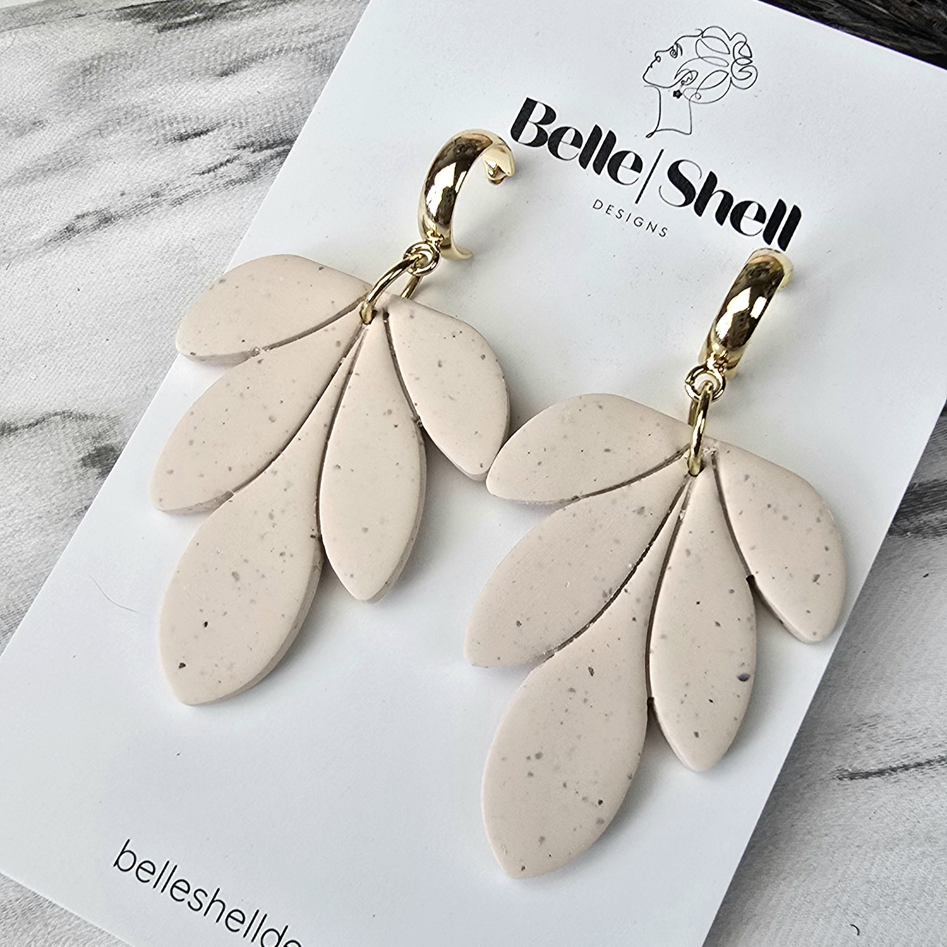 Oorbellen 'Jolien Natural'