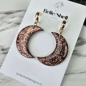 Oorbellen 'Sparkling Moon'