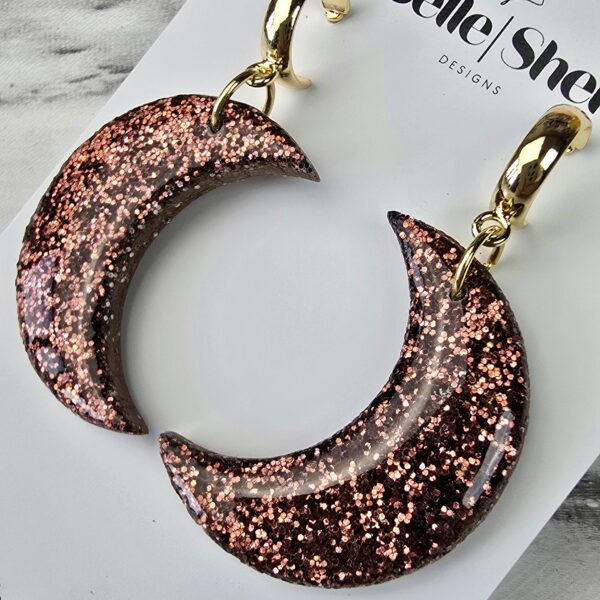 Oorbellen 'Sparkling Moon'