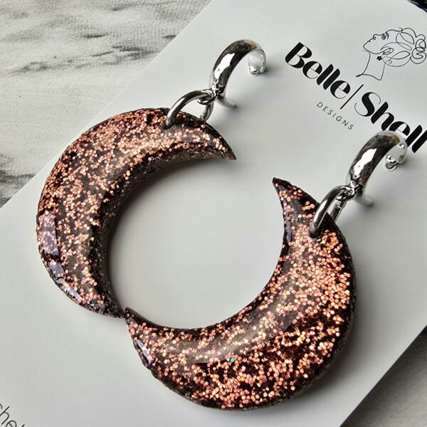 Oorbellen 'Sparkling Moon'