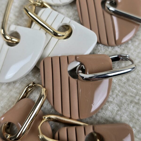 Handgemaakte oorbellen Earth Tones Ayla 1 Oorbellen 'Ayla Caramel'