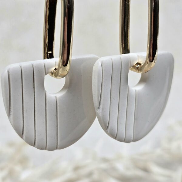 Oorbellen 'Ayla Wit'