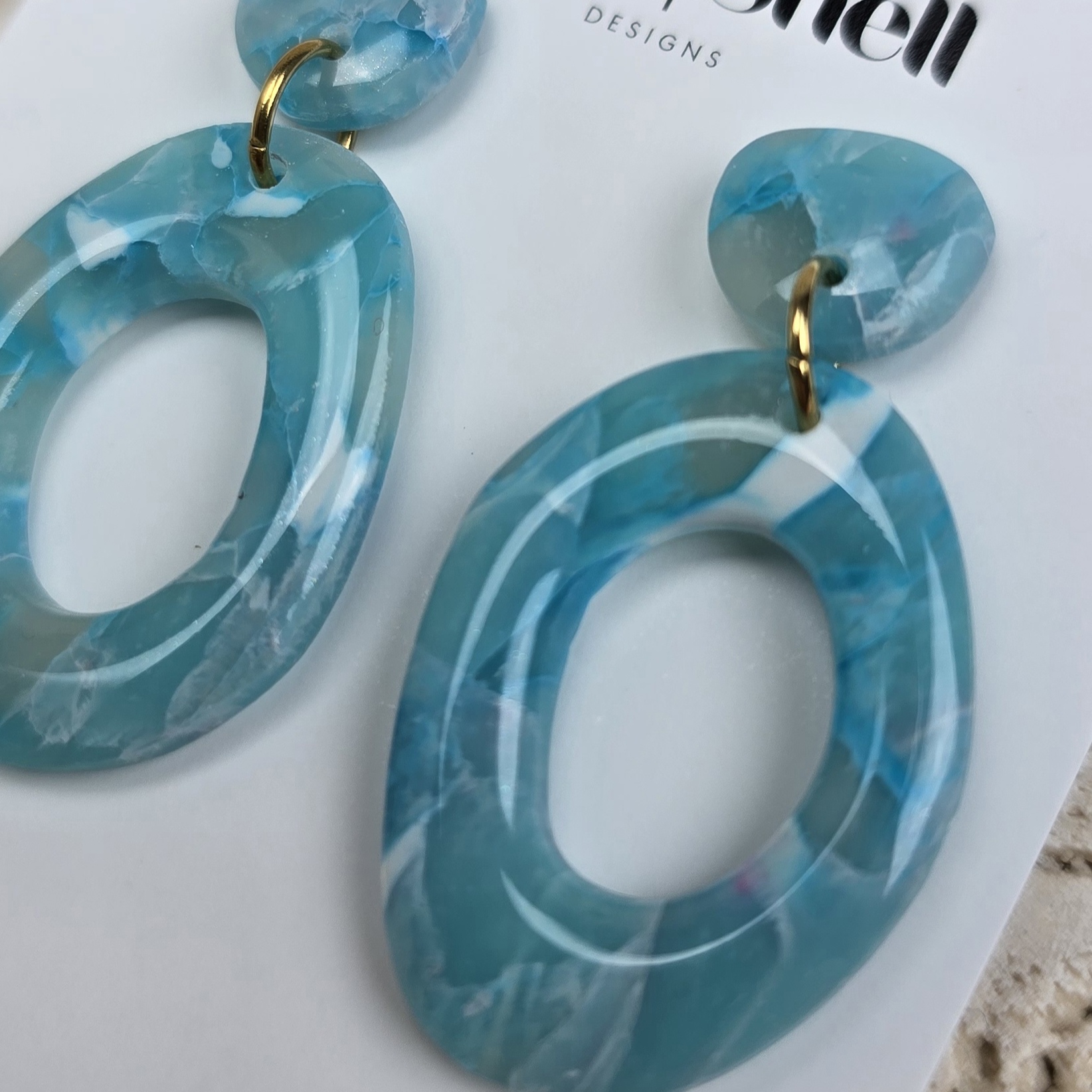 Oorbellen 'Amber'