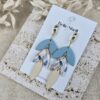Oorbellen 'Kelly Blue Leaves'