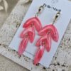 Oorbellen 'Kelly Coral Pink'