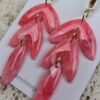 Oorbellen 'Kelly Coral Pink'