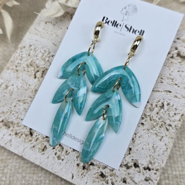 Oorbellen 'Kelly Sea Green'