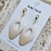 Oorbellen 'Coco Beige'