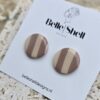 Oorbellen 'Studs Stripes'