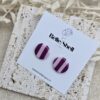 Oorbellen 'Studs Stripes'